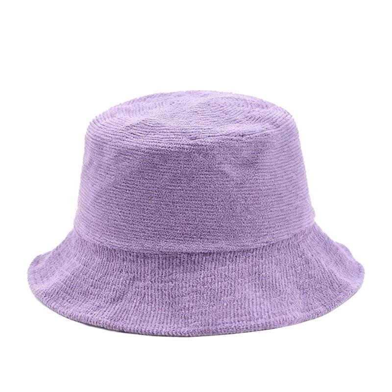 New Cross-Border Corduroy Bucket Hat Large Head Circumference Fashionable Versatile Casual Internet Celebrity Digital Sun