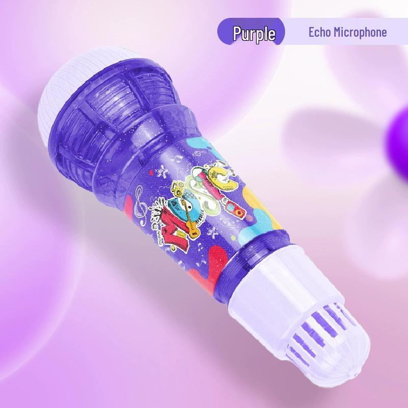 Large 24CM Echo Microphone Toy for Kids - TikTok Style Music & Singing Fun