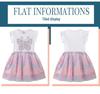Girls' Lace Dress - Spring/Summer 2026 Collection, European/American Style, Short Sleeve Soft Gauze
