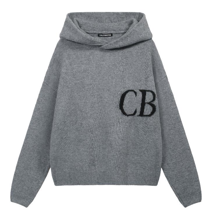 Unisex Trendy Logo Knit Sweater & Casual Shorts Combo