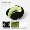 Cartoon Cat Deformable U-Shaped Neck Pillow with PP Cotton Filling for Napping Travel Cervical Neck Support Pillow