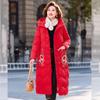 BAOLIANDUO Women's Mid-Length Chinese Style Embroidered Winter Coat