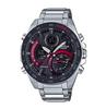 EDIFICE CASIO Bluetooth Smartphone Connectivity Tough Solar Chronograph Analog Digital Calendar Black Red Business Watch Sports Watch Stainless Steel