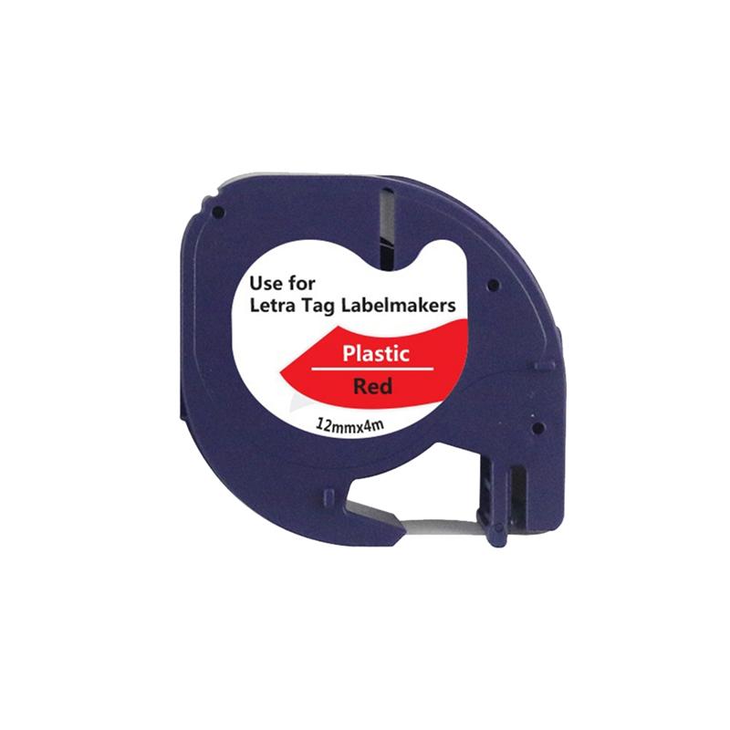 10PCS Label Tapes For DYMO Letratag LT-100T LT-100H Series Label Maker 12Mmx4m Label Thermal Printing Paper