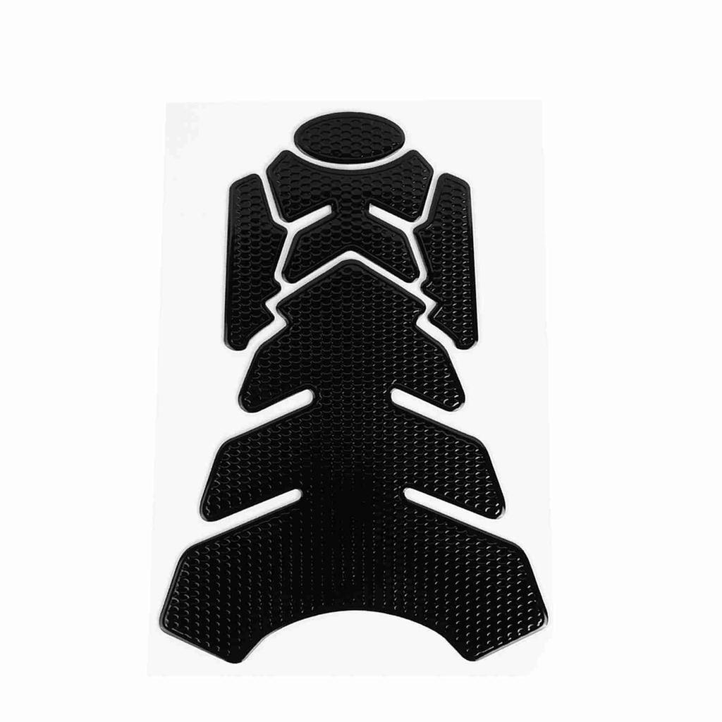 3D Motorcycle Gas Oil Fuel Tank Sticker Pad Protector Decoration Fit for YamahaBlack