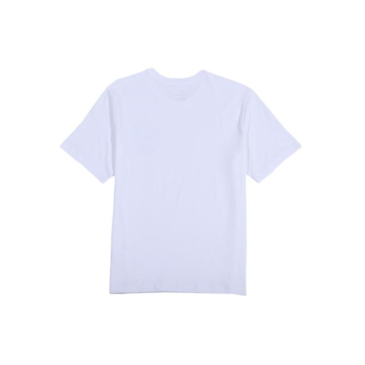 Nike Sportswear Sport Casual Breathable Round Collar Short Sleeved White Men's BQ0705-100