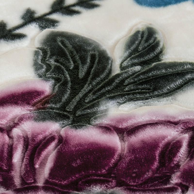 Coperta Raschel di Visone a Doppio Strato 4,5 kg Dimensione Queen Pelliccia Sintetica Ponderata Soffice Calda Coperta da Divano Super Morbida Coperta da Letto Primavera Inverno