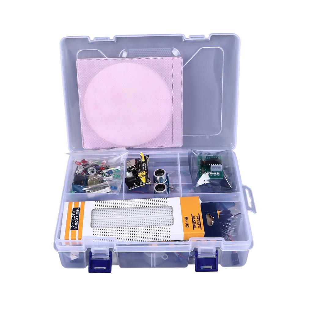 Electronic Component Kit 830 Breadboard LED Buzzer Resistor Temp Humidity Sensor Electronics Starter