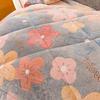 Superior Warm Fabric Double-sided Velvet Blanket Thick Warm Delicate and Soft Quilt Plush Single Students Dormitory Comforter