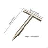 Seed Dibber Hand Planting Digging Stainless Steel Dispenser Gardening Tool for Tulip Flowers