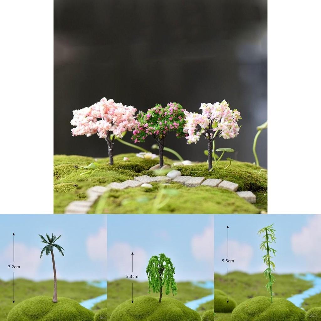 Exquisite Mini Tree Decoration Ornament For Enchanting Micro Landscape Crafts