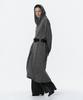 Teulimingbeodeu Hoodie Knit One-Piece [Charcoal]
