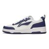 Li Ning Tian Ji 2.0 Pelle Sintetica Antiscivolo Resistente all'Usura Scarpe da Skate Basse Sneakers Uomo Bianco Blu AGCT211-3