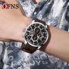 Business Men's Quartz Watch Three Eye Six Needle Chronograph Waterproof Night Light Calendar Men's Quartz Watch