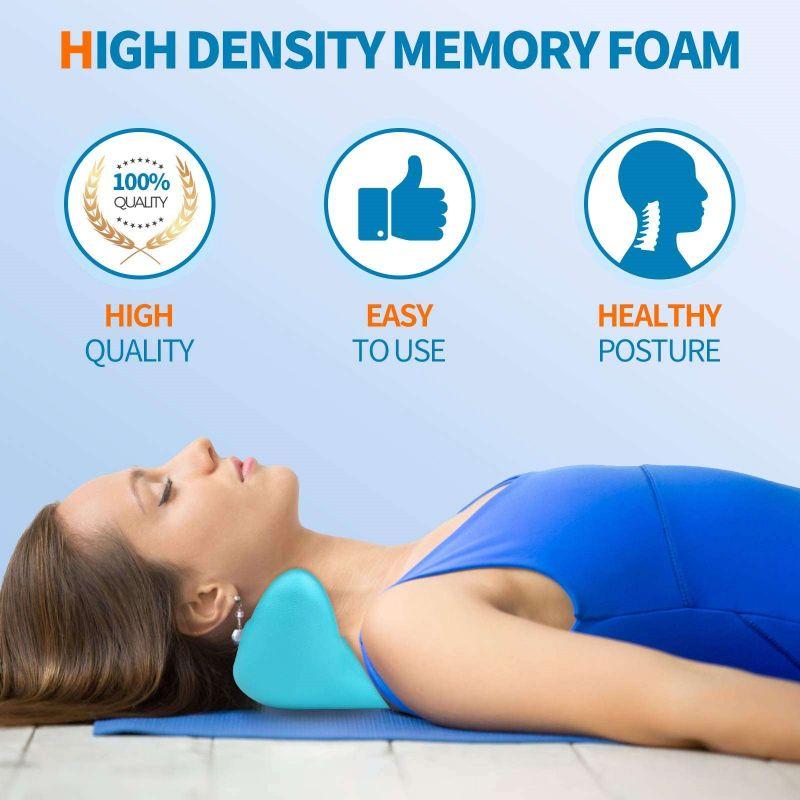 Nackenmassagegerät, Nacken-Schulter-Massage, zervikales Traktionsgerät, Halswirbelsäule, Schmerzlinderung, Nackenmassagekissen