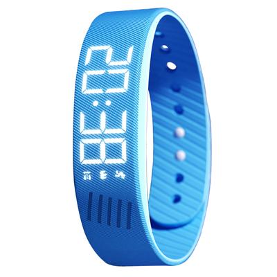 Vibrating Alarm Wristband Waterproof Silent Vibration Alarm Watch with Step Counter Pedometer for Heavy Sleepers Students