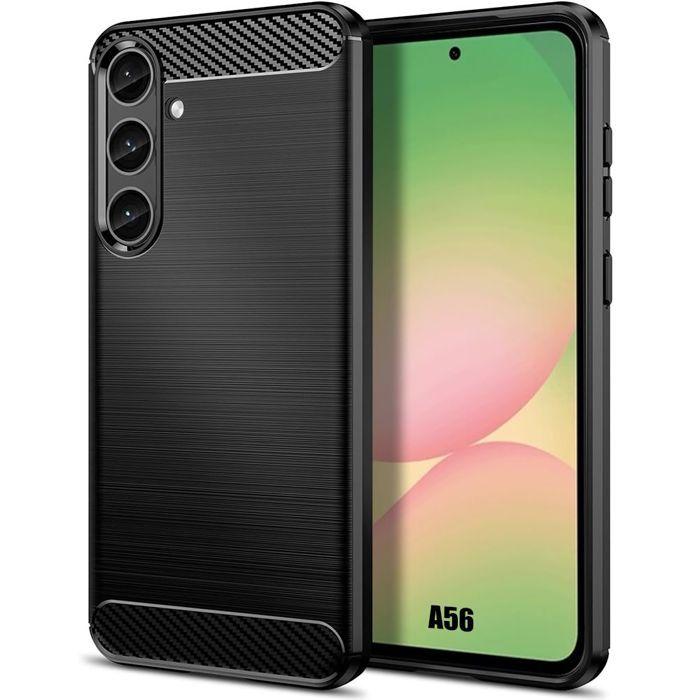 Case for Samsung Galaxy A56 5G - BOOLING - Carbon Fiber Pattern Protection - Black