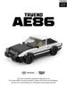 327PCS AE86 Building Block Car Classic TOYOTA JDM Vehicle Model Bricks Set With Display Box Adult Collection Kids DIY Toys Gifts