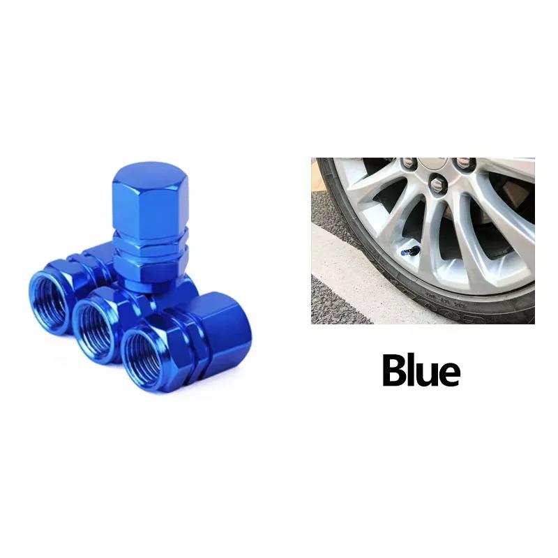 12Pcs Aluminum Alloy Car Tire Valve Caps Airdust Waterproof Tyre Rim Stem Cover for Automobiles Motorcycles Bikes