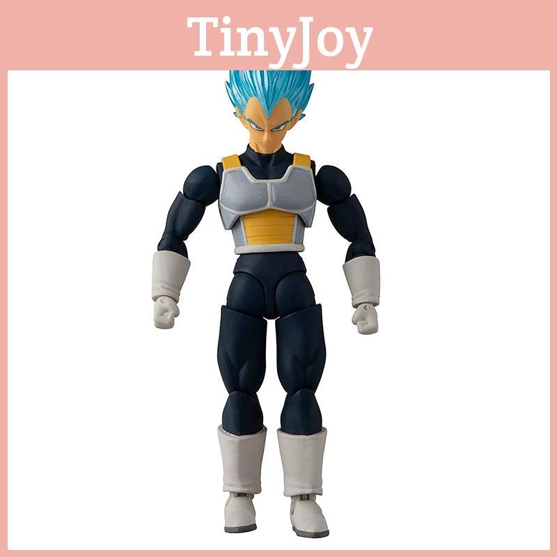 Dragon Ball Vegeta Action Figure Toy Blue Hair Pvc Collectible Doll 14cm Size
