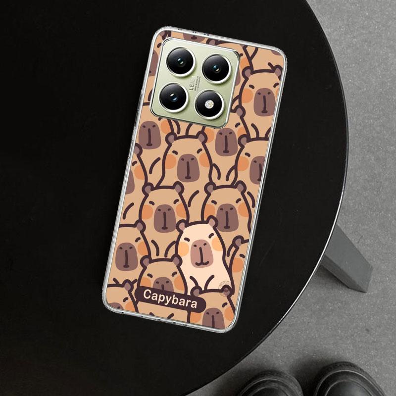 

Bunny Capybara Cartoon Animal Phone Case Cover for Xiaomi Redmi Note 15 14 13 12 11 Pro Plus 14S 12S 11S 11T 11E 10S 10 Customiz Note 14 Pro Plus