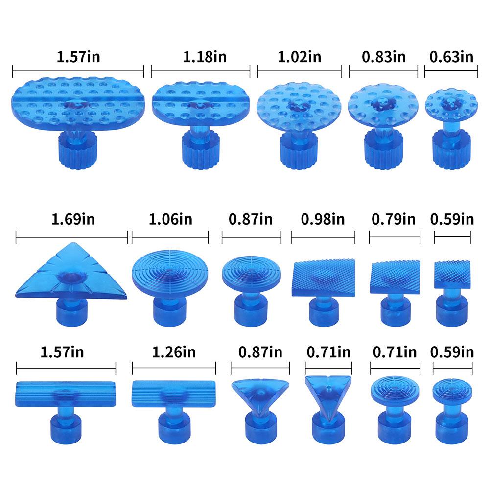 5/12pcs Car Dent Repair Pull-out Sheet Dent Repair Gasket Glue Tabs Bump Pit Dent Puller Tabs Suction Cup Car Body Repair Tools