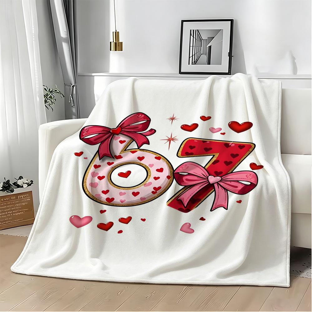 Artwork S-SIX SEVEN67 Throw Soft Warm Throw Blanket for Bedroom Living Room Bed Travel Camping Picnic Gift