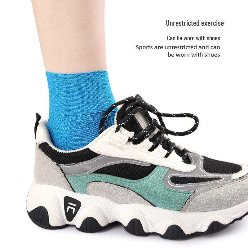 Pre-Cut Kinesiology Tape for Ankle, Foot, and Wrist - Elastic Adhesive for Sports Protection