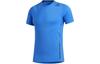 T Shirts Men's Blue Crew Neck Moderate Straight Fit FL4353
