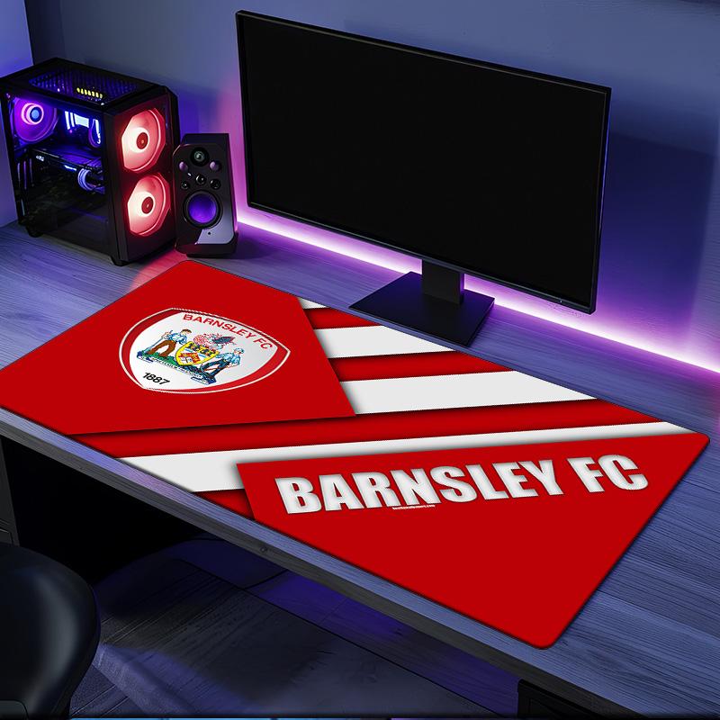 Barnsley Crest Design Mouse Pad, Rubber Base, Mouse Pad for Gamers and Office Use, Gaming Desk , Easy To Clean Mat Christmas fan gifts