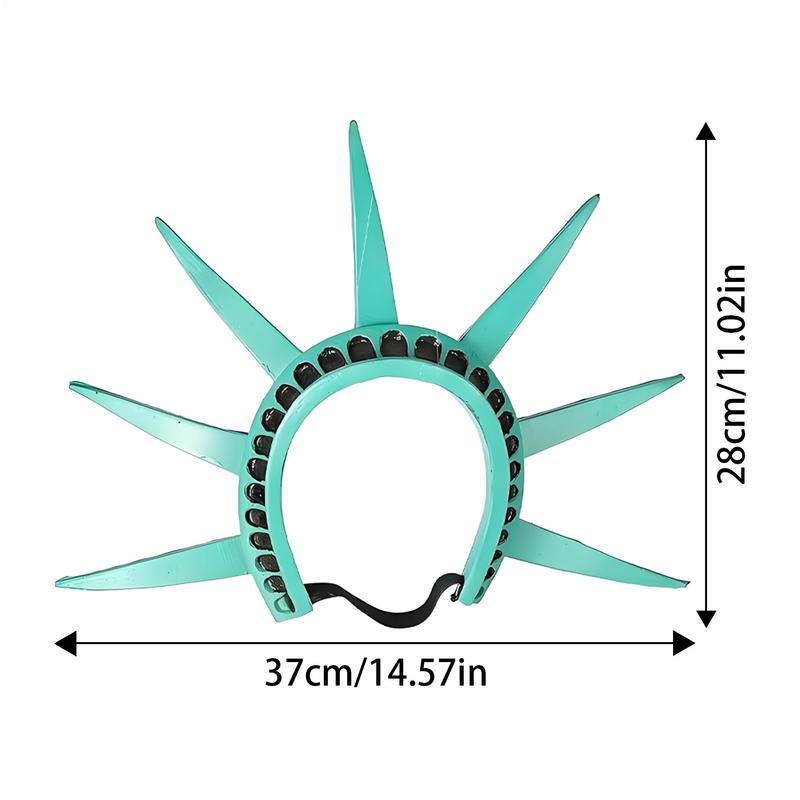 4th of July Outfits Statue of Goddesses Costume Lightweight Patriotic Accessory Prop for Holiday Event School Independence Day