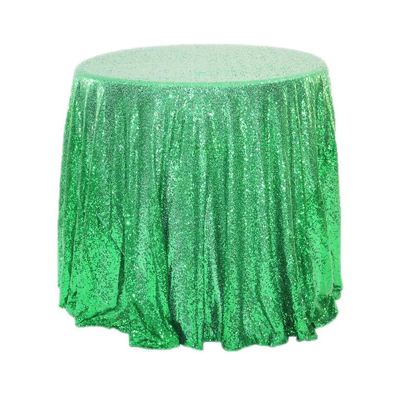 60cm Glitter Tablecloth  Sequin Round Table Cover Gold Table Cloth for Wedding Birthday Baby Shower Party Home Table Decoration
