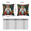 Merry Christmas Nutcracker King Pillowcase Printed Fabric Cushion Cover Gift Pillow Case Cover Home Square 45X45Cm