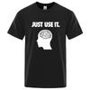 Gen Z Men T-shirt High Quality Cotton Blend Funny Design Printing Casual Cool Loose O-neck Male for Men T-Shirt