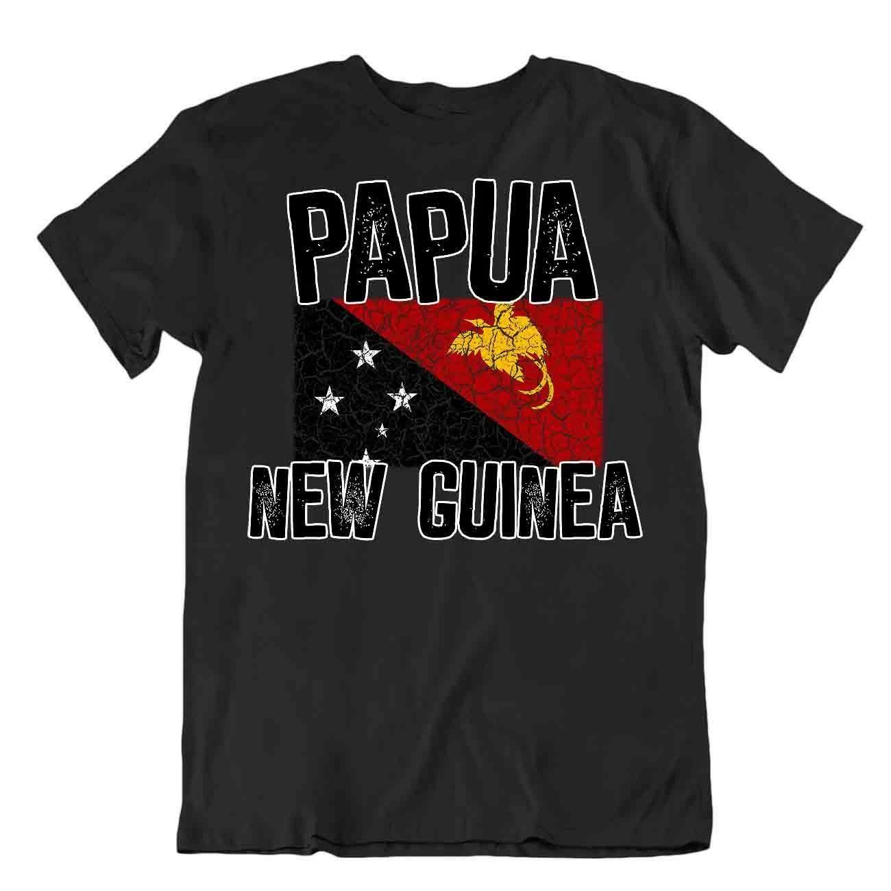 Flag T-Shirt Papua New Guinea Fashion Country Souvenir Gift Tee Pride logo 4XL