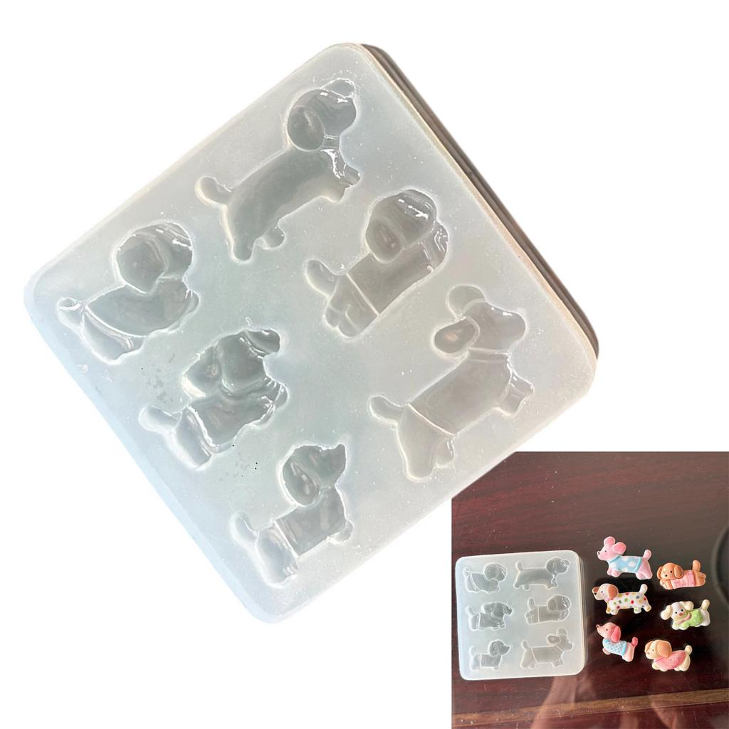 Resin Jewelry Silicone Mold Dog Shape Jewelry Making Tool Earring Molds Suitable for Making Earring and Pendants
