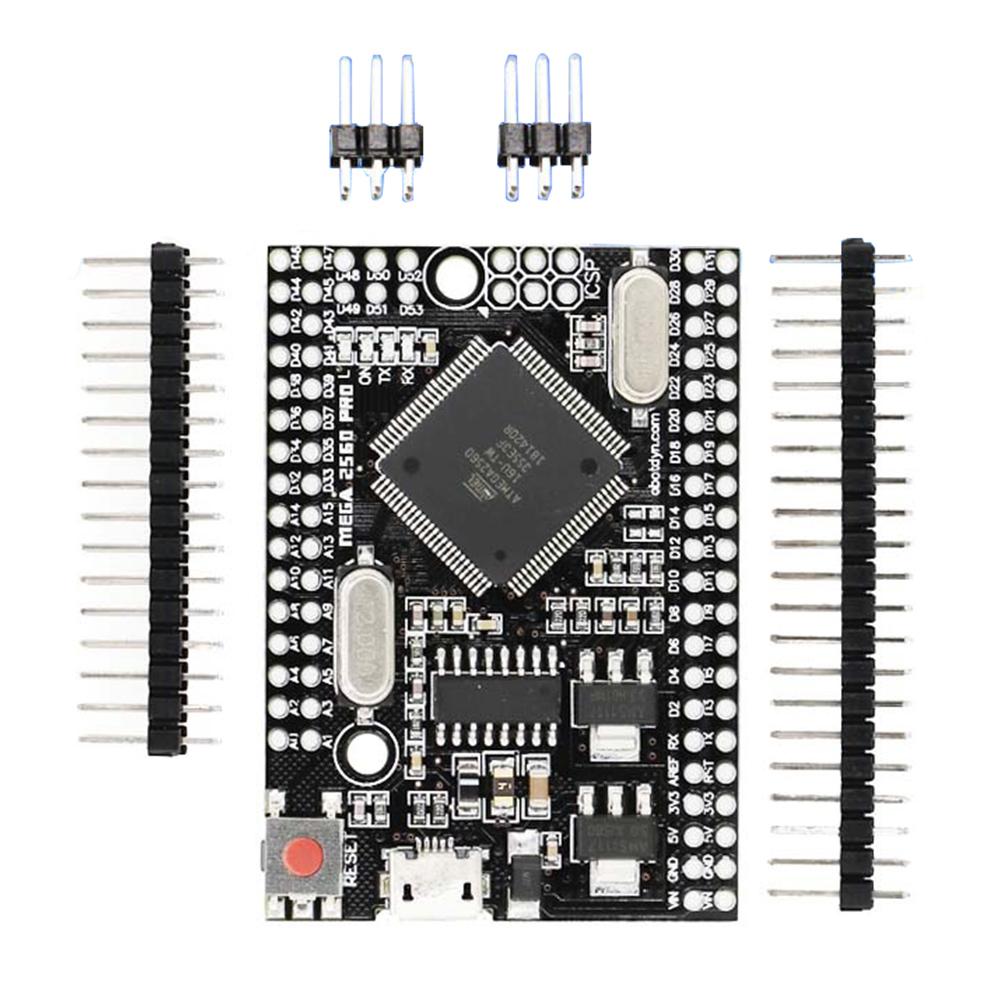 Mega2560 Pro16 MHz With Male Pinheaders Embed CH340G ATmega2560-16AU  Mini Mega2560 Pro Board Compatible for Arduino Mega
