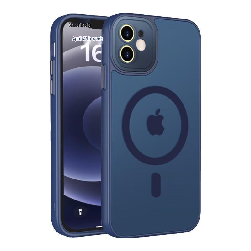 KEKLLE Матовый чехол для iPhone с покрытием Soft-Touch и поддержкой MagSafe iPhone12