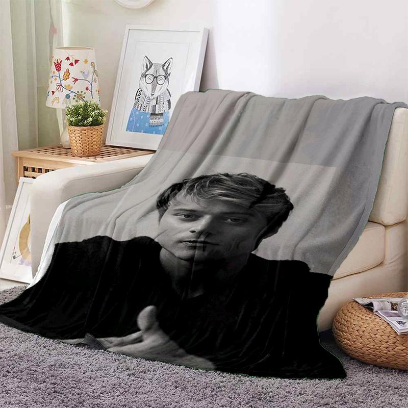 Coperta 3D Rudy Pankow Star JJ Maybank, Morbida Coperta Plaid per Casa Camera da Letto Letto Divano Picnic Viaggio Ufficio Coperta Regalo Bambini