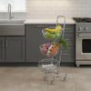 Kitchen Vegetable Trolley Multi-Purpose Metal Wire Fruit Basket Intended