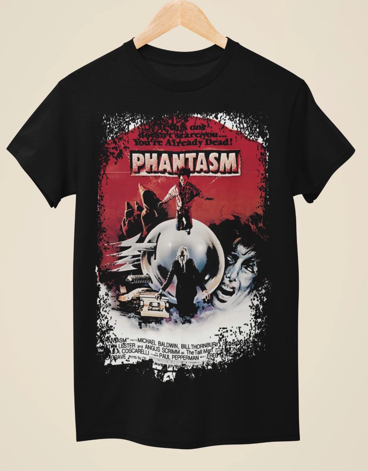 Phantasm - Movie Poster Inspired Unisex Black T-shirt S