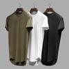 Summer Mesh Quick Dry Running T-Shirts Men Slim Fit Gym Clothing Plain Sports Tees Tops Bodybuilding Fitness Short Sleeve Tshirt