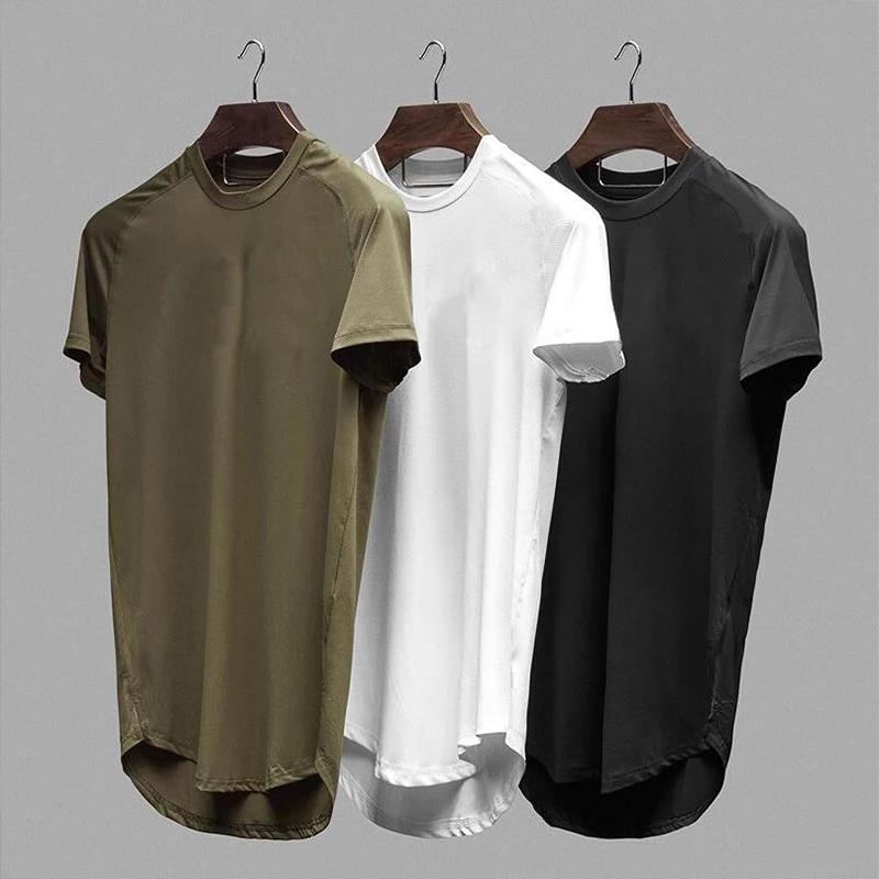

Muscleguys Summer Mesh Quick Dry Running T-Shirts Men Slim Fit Gym Clothing Plain Sports Tees Tops Bodybuilding Fitness Short Sleeve Tshirt XXL армія зелений колір