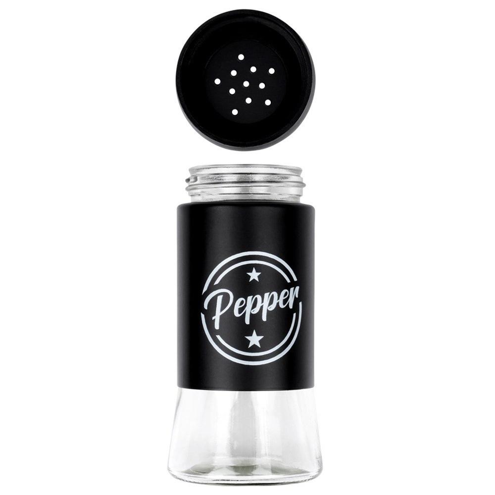 Salt and Pepper Set Salt Shaker Pepper Shaker Glass Spice Container