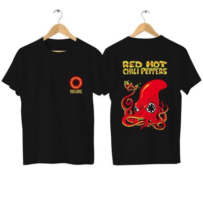 Pánske tričko Licencované Rock N Roll Music Tričko Red Hot Fire Squid Chili Peppers Dámske tričko Grafika Streetwear Oblečenie Top