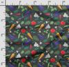 Soimoi Veggies Print,  Cotton Cambric, Quilting Fabric Sold by The Yard 42 Inch Wide, Medium Weight Cotton Fabric, Sewing  Supplies,Aquamarine