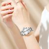 OPK Quartz Stainless Steel 30M Water Diamond Luminous Gift Watch for White Women's Watch, Band, Resistant, Dial, Hands, Classic, Business, Popular,