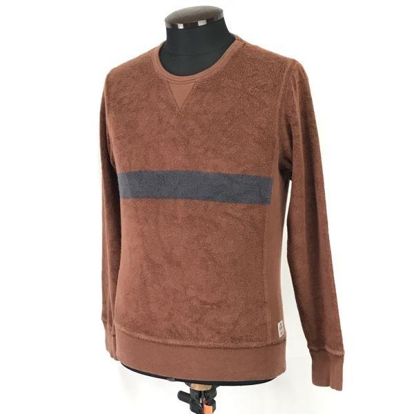 R.NEWBOLD Velour Sweatshirt Long Sleeve Brown Size S Paul Smith(USED)