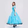 2025 Enchanting Halloween Blue Fairytale Princess Costume Outfit