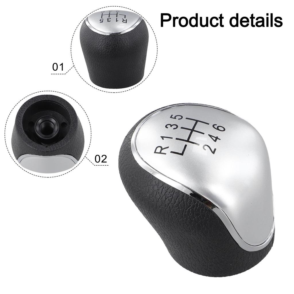 Easy Installation 6-Speed Shift Knob Car Gear Lever